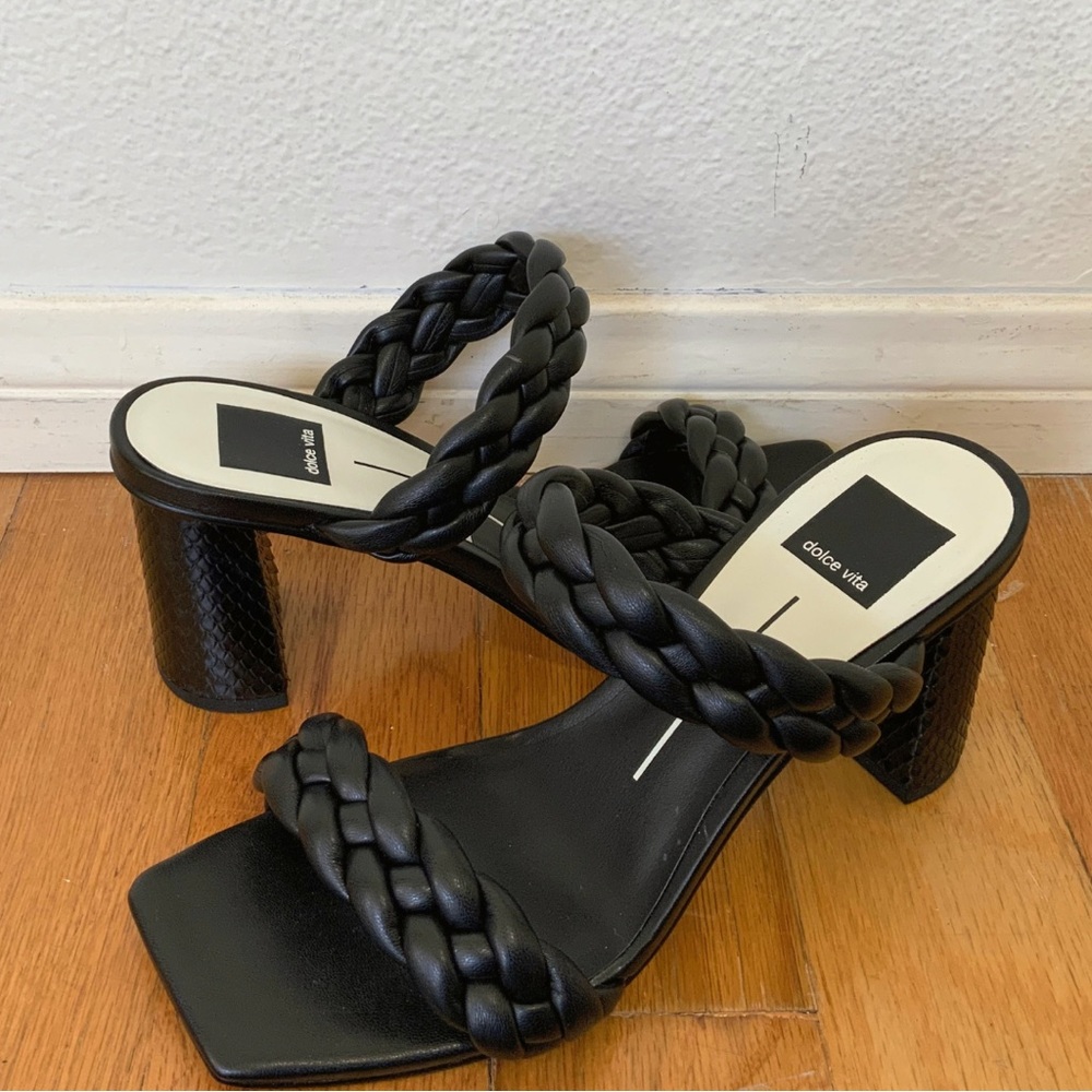 Dolce Vita Black Paily Women's Heels Stella - Size 7.5 NEW and in Box